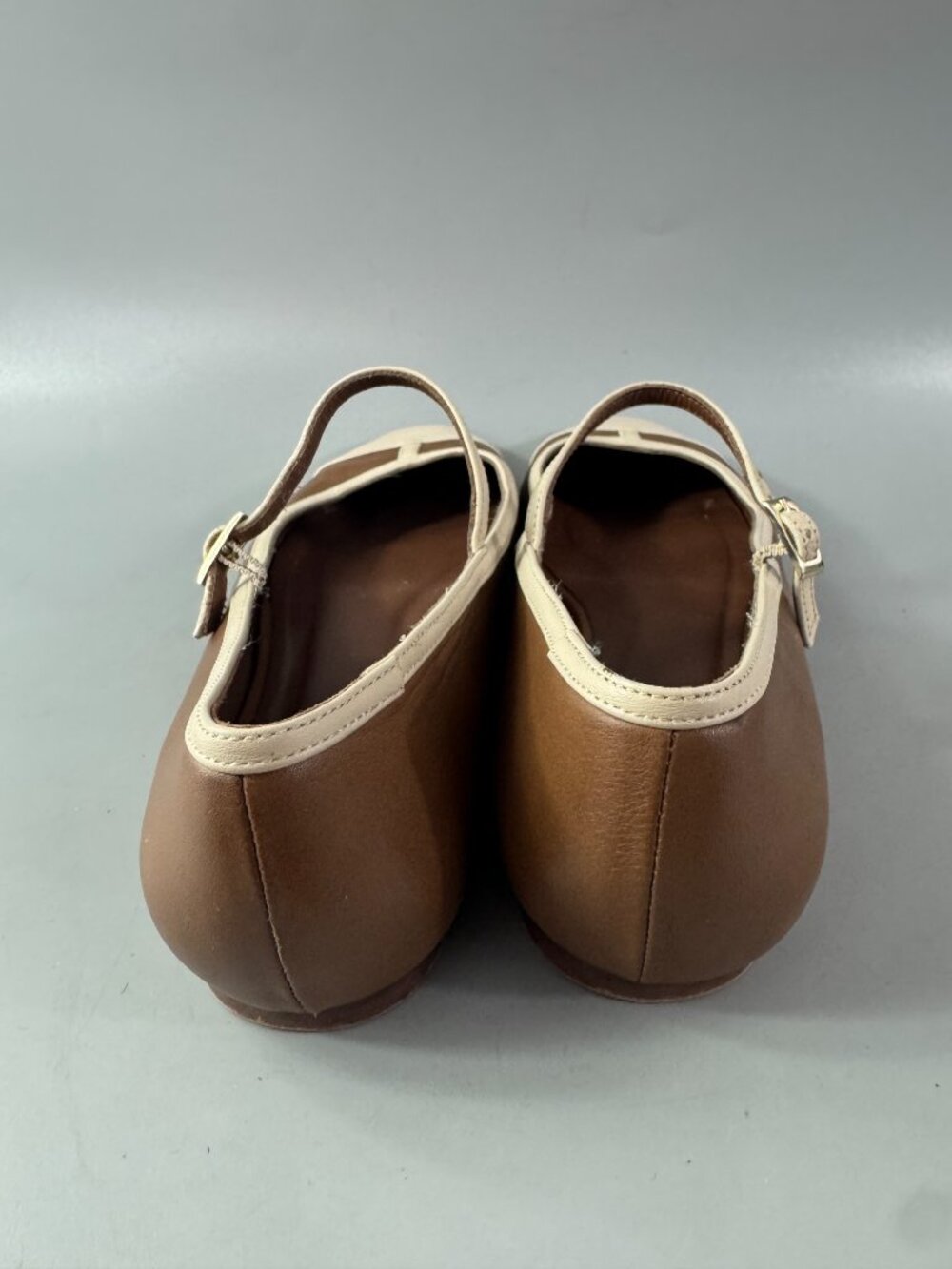 alohas Agate Retro Tan Ballet Flats, Size 39, US 8 - Picture 6 of 16